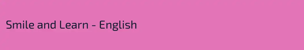 Smile and Learn - English